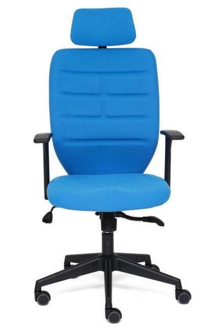 Кресло офисное «Кара-1» (Kara-1 blue) (Синяя ткань)