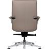 Кресло офисное / Паркер LB / Parker LB / латте экокожа / алюминиевая база