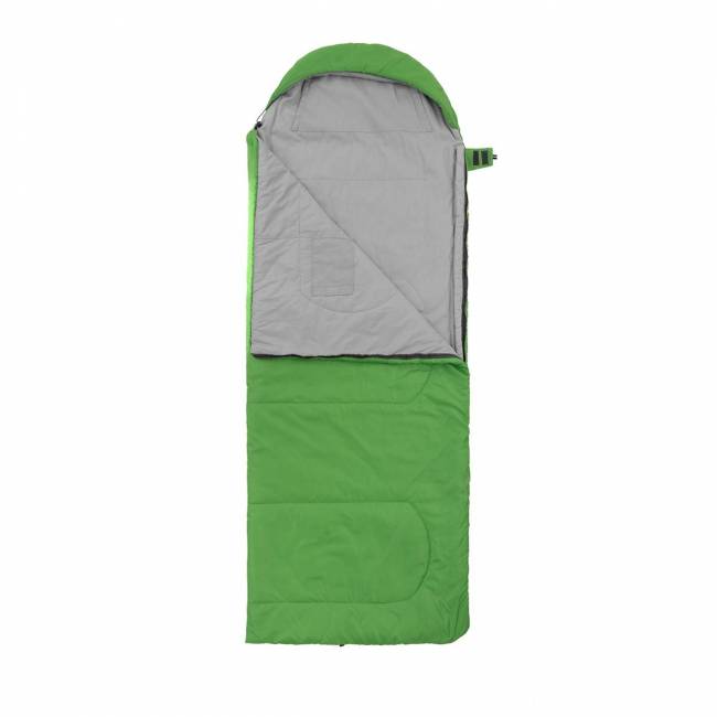 Спальный мешок TORO Wide 200L (220х90, левый стратекс, салатовый) (T-HS-SB-TW-200L) Helios
