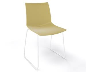 Стул пластиковый Kanvas S зеленый шалфей 500х500х790 мм