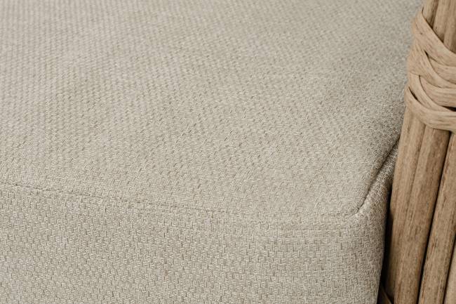 "Валенсия" диван из искусственного ротанга трехместный, цвет соломенный