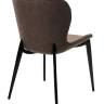 Стул КЛОД, цвет Kiprus-04 Коричневый, искусственная замша / черный каркас М-City