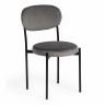 Стул REVO (mod. 7033) ткань/металл, 47х54х82 см, высота до сиденья 47 см, серый barkhat 26/черный серый ткань/металл