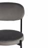 Стул REVO (mod. 7033) ткань/металл, 47х54х82 см, высота до сиденья 47 см, серый barkhat 26/черный серый ткань/металл