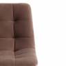 Стул полубарный CHILLY (mod. 7095пб ) / 1 шт. в упаковке ткань/металл, 53x44x94 см, высота до сиденья 66 см, бежевый barkhat 5/черный бежевый barkhat 5/черный ткань/металл