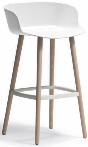 Стул пластиковый барный Babila 500х450х920 мм