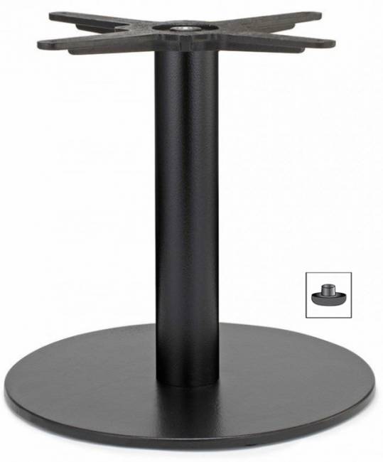 Подстолье металлическое Tiffany черный Ø450х400 мм