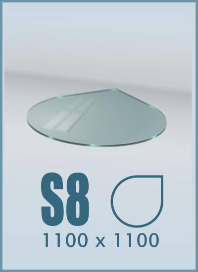 Стекло под печь S8
