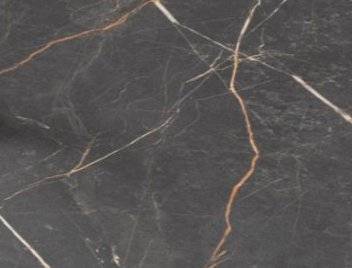 Стол ламинированный обеденный Tripe Maxi голубой, черный мрамор Сахара 700х700х740 мм