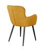 Стул DikLine 503 поворотный NS Gold горчица, ножки черные