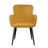 Стул DikLine 503 поворотный NS Gold горчица, ножки черные