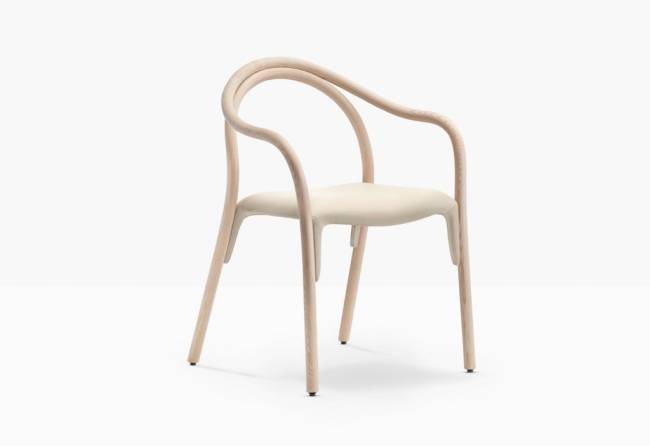 Кресло деревянное с обивкой Soul Soft беленый ясень 570х535х810 мм Кресло деревянное с обивкой Soul Soft беленый ясень 570х535х810 мм