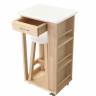 Тумба с табуретом белый/лак Тумба с табуретом белый/лак