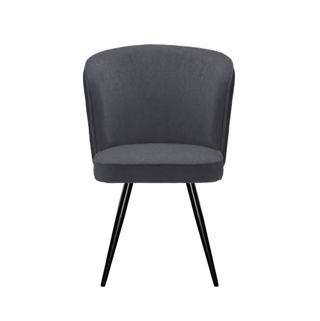 Стул DikLine 348 поворотный P15/L15 серый, ножки черные