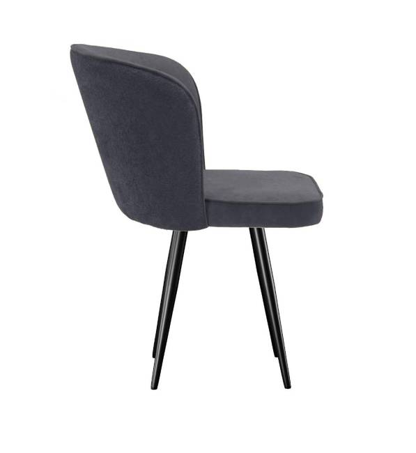 Стул DikLine 348 поворотный P15/L15 серый, ножки черные