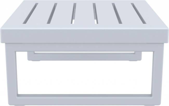 Комплект пластиковой мебели Mykonos серебристый, бежевый