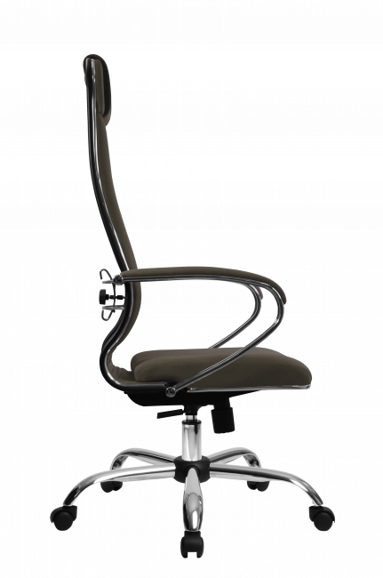 Кресло МЕТТА B 1m 32PF/подл.127/осн.003, рогожка b коричневый