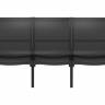 Диван пластиковый трехместный Pacific Lounge черный 1920х800х850 мм