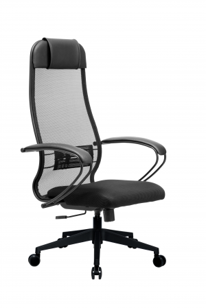 Кресло МЕТТА-11(MPRU)/подл.130/осн.002, черный