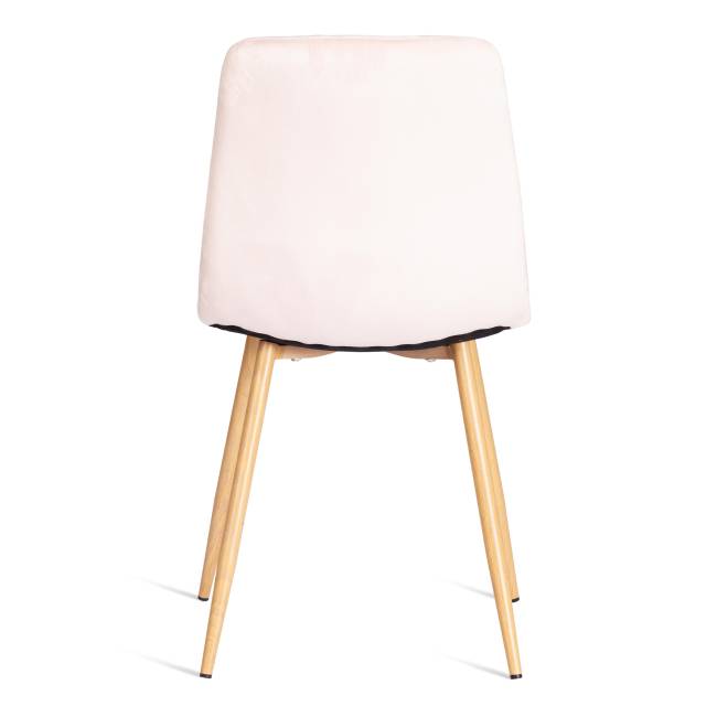 Стул CHILLY (mod. 7094-1) / 1 шт. в упаковке вельвет/металл, 44,5х52,5х86 см, pink (розовый) HLR39 / натуральный pink (розовый) HLR39 / натуральный вельвет/металл