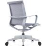 Кресло офисное / Глория / серая  сетка / серый пластик