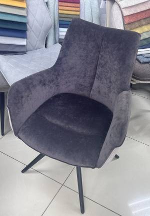 Стул МАРК 360 град., цвет B-03/LOTOS-03 бежевый, велюр / латте каркас М-City