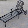 Литой шезлонг из алюминия Bernie
