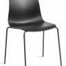 Стул пластиковый Unik NA черный 450х410х800 мм