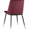 Стул Мелисса велюр бордовый 2 шт