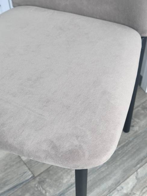 Стул МОНАКО Marseille-16 Капучино, велюр / Черный каркас M-City