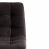 Стул полубарный CHILLY (mod. 7095пб ) / 1 шт. в упаковке ткань/металл, 53x44x94 см, высота до сиденья 66 см, темно-серый barkhat 14/черный темно-серый barkhat 14/черный ткань/металл