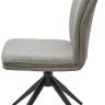 Стул YOHAN 360 град. поворот. KN01-04 Светло-серый, ткань / Черный, ®DISAUR