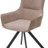 Стул GALAXY, 360 град. поворот. B5 Капучино, велюр / черный каркас, М-City