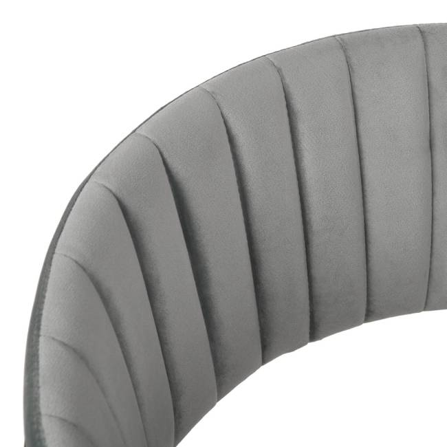 Комплект из 4-х стульев Turin серый, золотые ножки