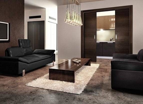 Кассета KOMFORT NORMA (под гипсокартон) для двух дверей 2000 мм