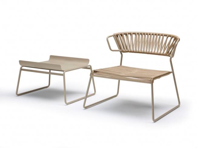 Столик кофейный Lisa Lounge Side Table тортора 630х550х320 мм