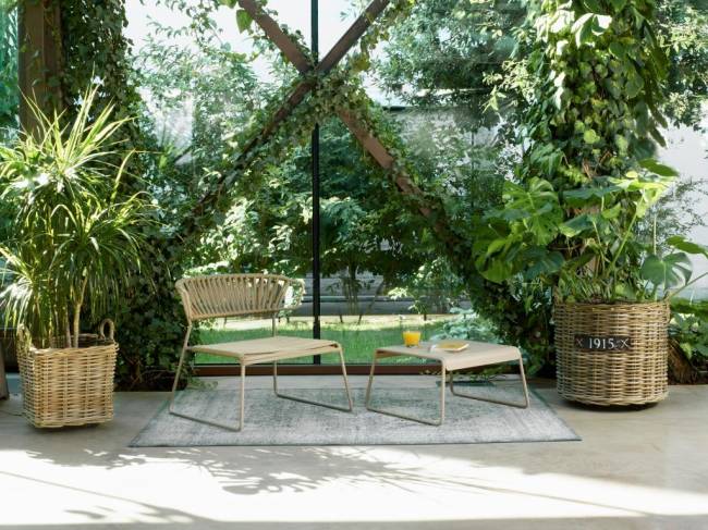 Столик кофейный Lisa Lounge Side Table тортора 630х550х320 мм