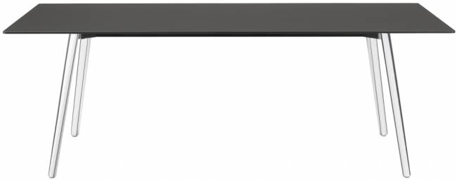 Стол ламинированный Squid алюминиевый, черный fenix 2090х1000х730 мм