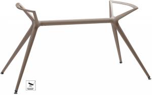 Подстолье металлическое двойное Metropolis L тортора 1060х620х740 мм