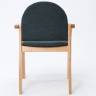 Стул-кресло Джуно 2.0 натур/зелёный