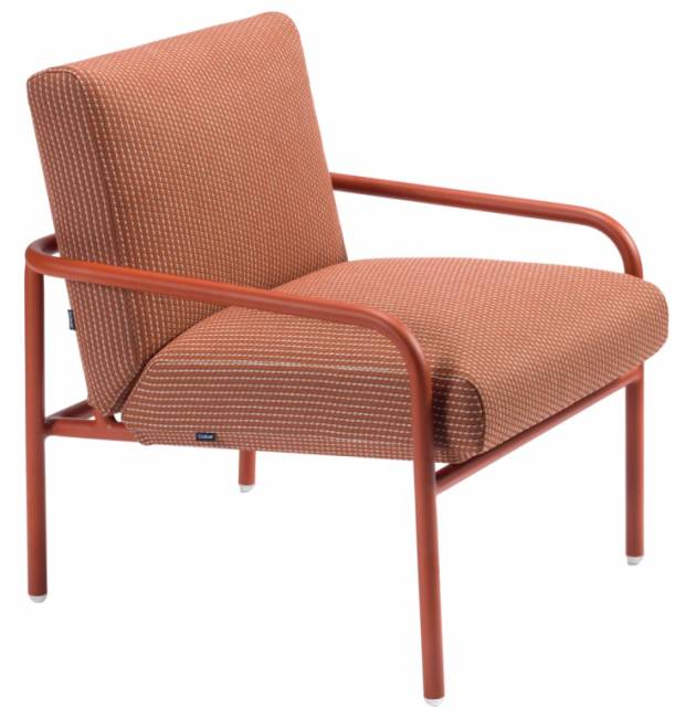 Кресло металлическое с подушками Pilar Lounge 700х790х815 мм Кресло металлическое с подушками Pilar Lounge 700х790х815 мм