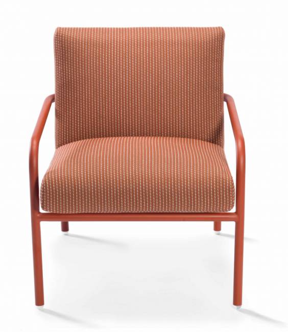 Кресло металлическое с подушками Pilar Lounge 700х790х815 мм Кресло металлическое с подушками Pilar Lounge 700х790х815 мм