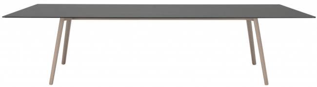 Стол ламинированный Squid тортора, антрацит 2990х1200х730 мм