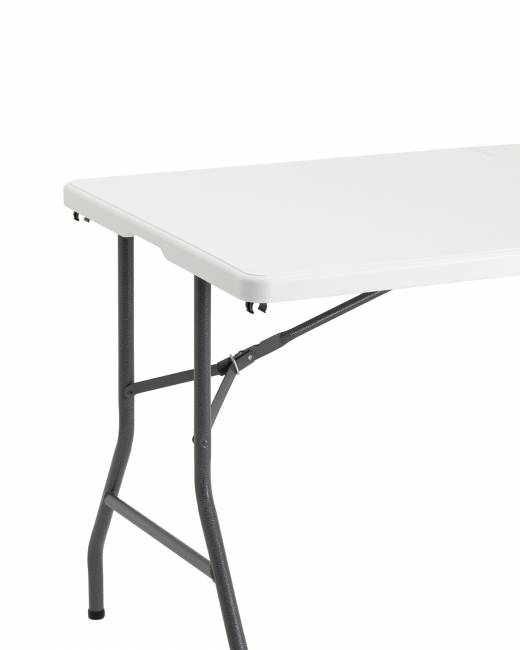 Стол складной чемодан 152*74*74 белый