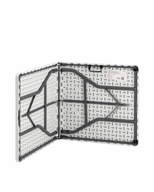 Стол складной чемодан 152*74*74 белый