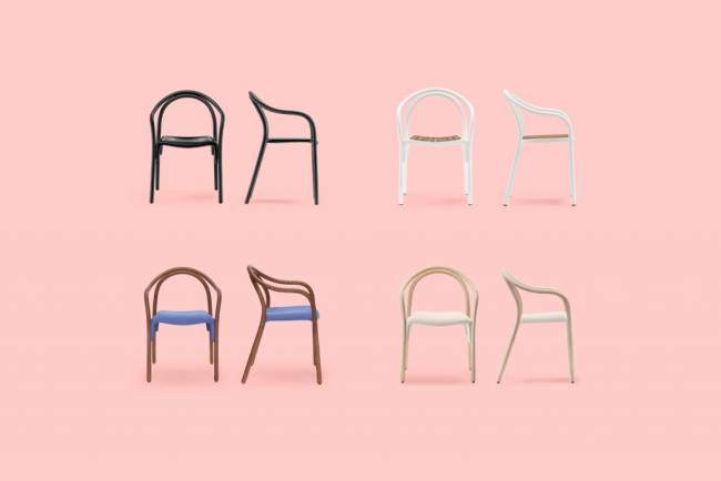 Кресло деревянное с обивкой Soul Soft орех 570х535х810 мм