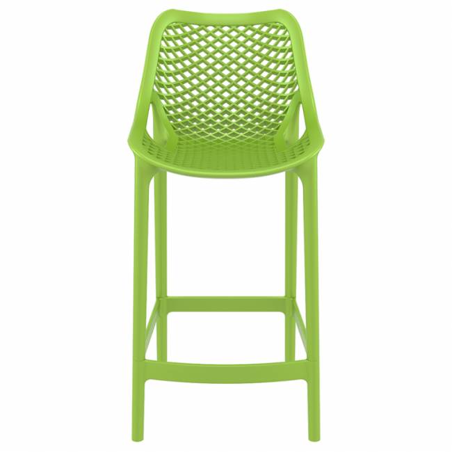 Стул пластиковый полубарный Air Bar 65 зеленый 440х510х950 мм