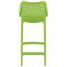 Стул пластиковый полубарный Air Bar 65 зеленый 440х510х950 мм