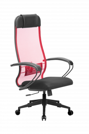 Кресло МЕТТА-11(MPRU)/подл.130/осн.002, красный