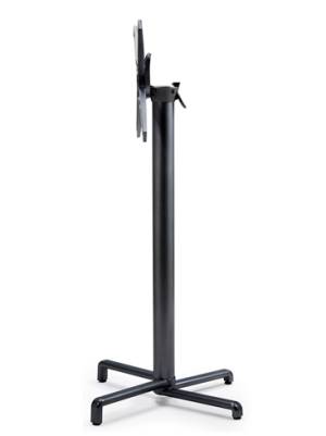 Подстолье металлическое барное складное Scudo High Special антрацит 520х480х1070 мм